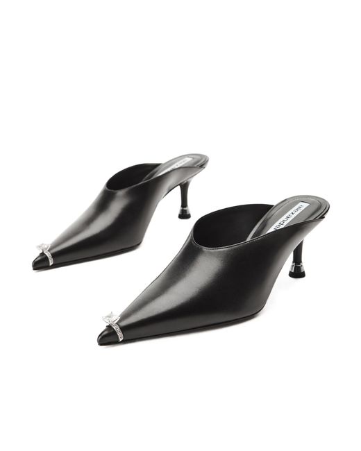 Alexander Wang Black Akilita Ring Mules