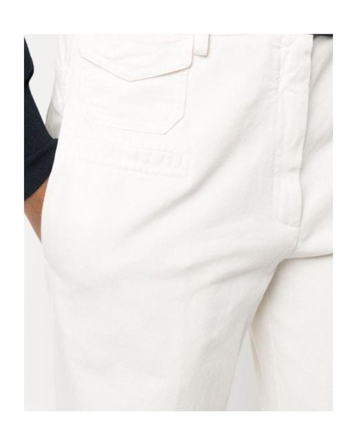Forte_forte White Wide-Leg Casual Trousers