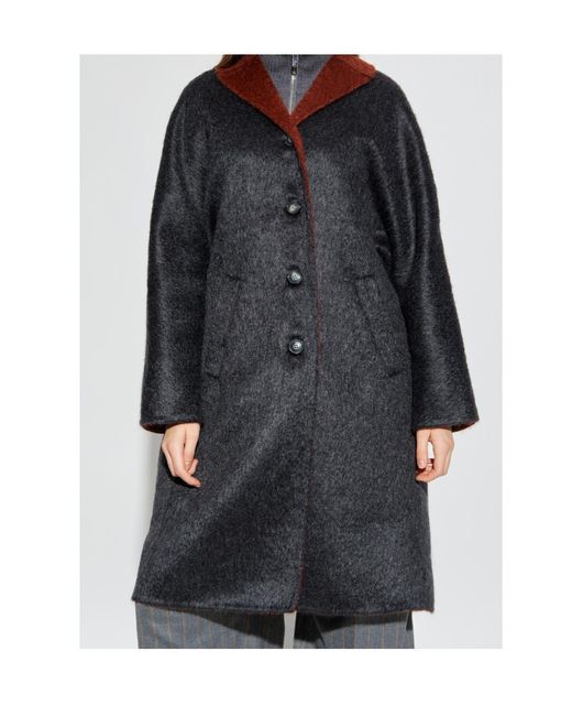 Marni Black Single Breasted Coat