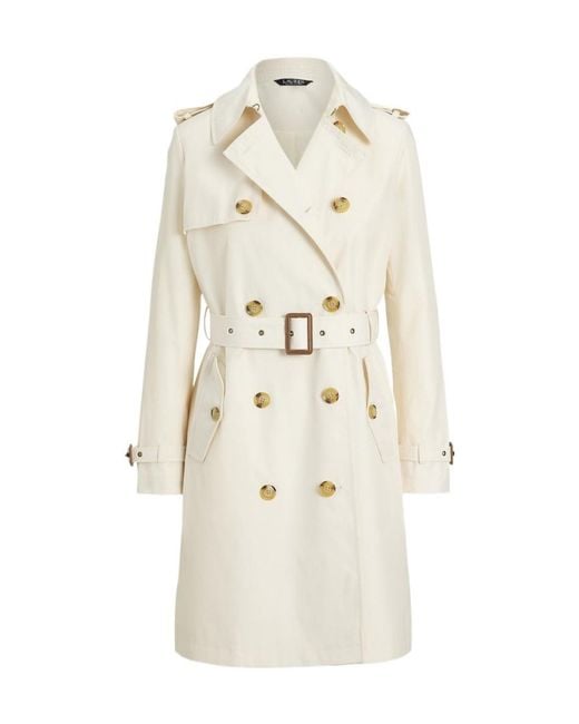 Ralph Lauren Natural Belted Trench-Coat