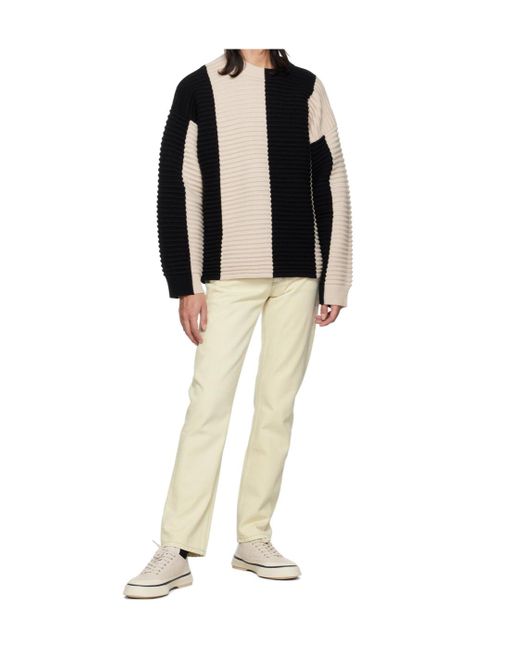 Eytys White Five-Pocket Denim Trousers for men