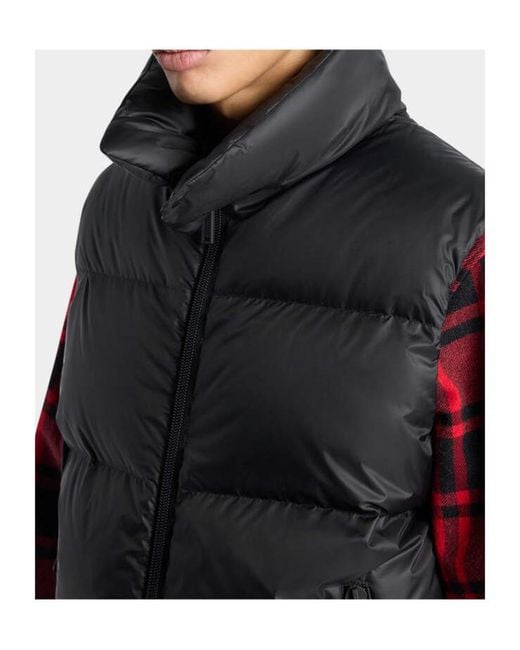 DSquared² Black D2-Upside-Down Vest for men