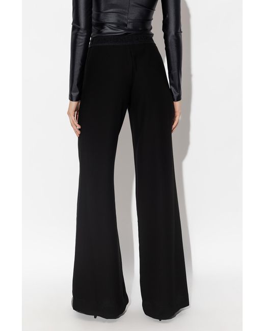 Versace Jeans Black Couture Flared Trousers