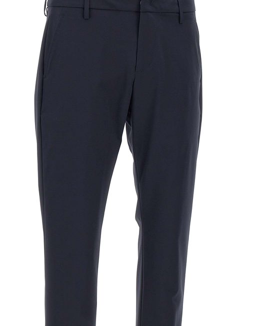 Dondup Blue Slim Fit Trousers for men