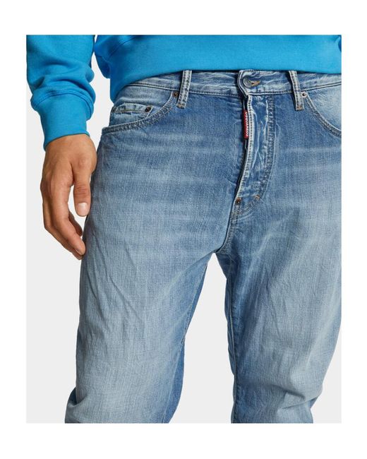 DSquared² Blue Wash Bro Jeans for men