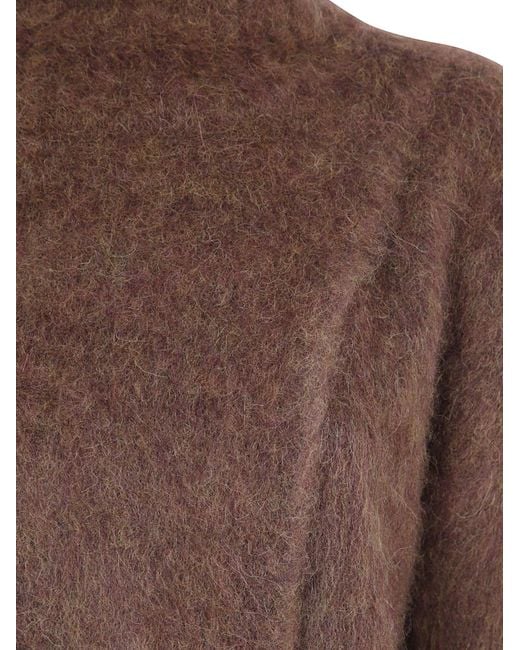 Uma Wang Brown Turtleneck Sweater