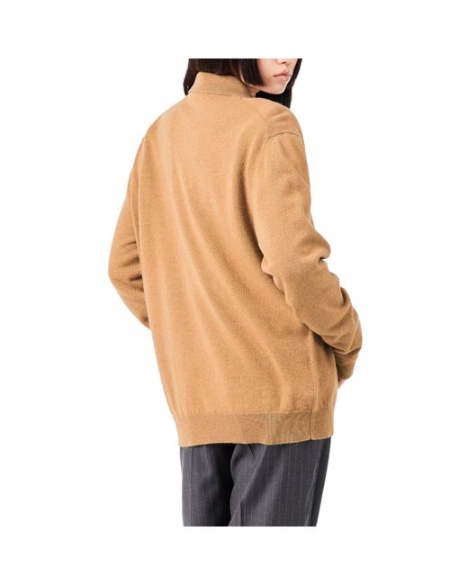 Miu Miu Brown Camel-Colored Knitted Sweater