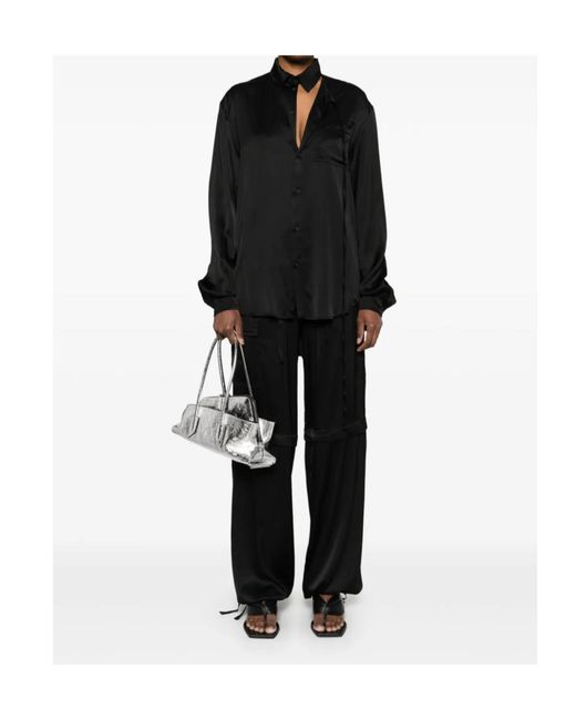 OTTOLINGER Black Cargo Trousers
