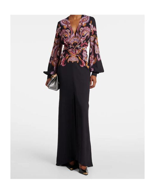 Etro Multicolor Printed Pattern Dress