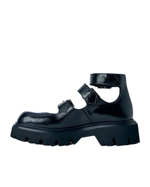 Vivienne Westwood Blue Bacchus Triple-Buckle Boots