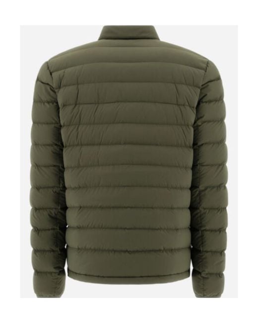 Herno Green Buttoned Long-Sleeved Jacket for men