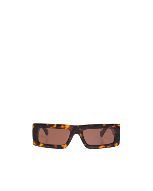 Off-White c/o Virgil Abloh Multicolor Laurel Rectangular Frame Sunglasses for men