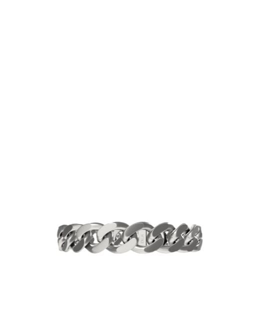 Dior White Cd Icon Chain Link Bracelet for men