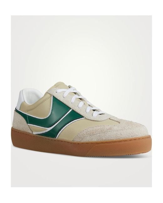 Dries Van Noten Green Round-Headed Low-Top Casual Shoes