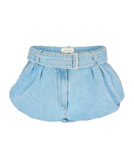 Magda Butrym Blue Denim Shorts