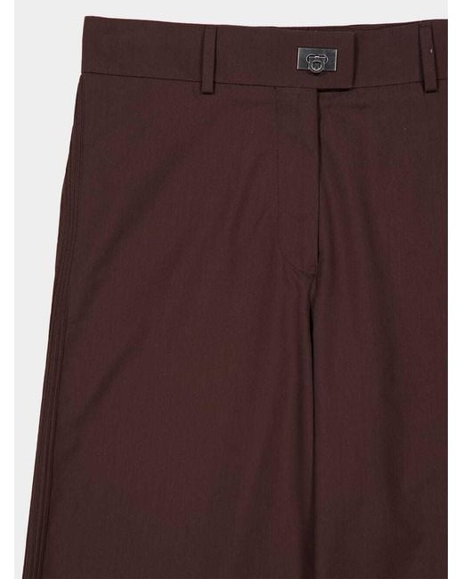 Ferragamo Brown Tailored Trouser
