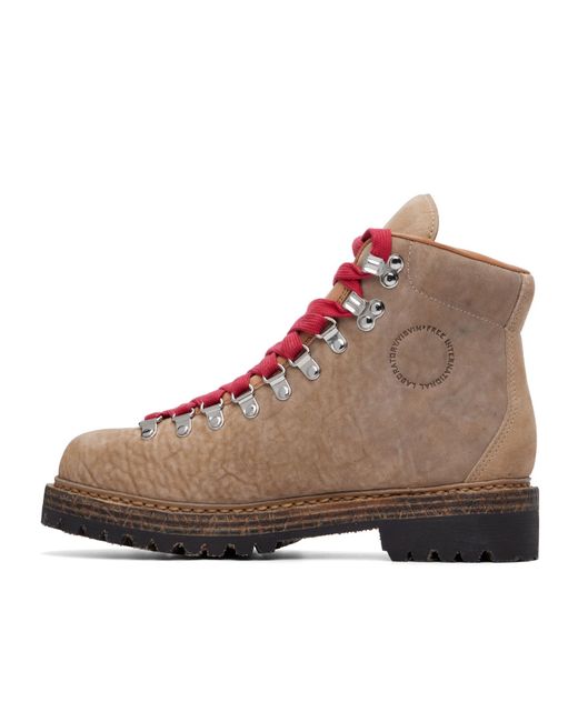 Visvim Brown Whymper Lace-Up Ankle Boots for men