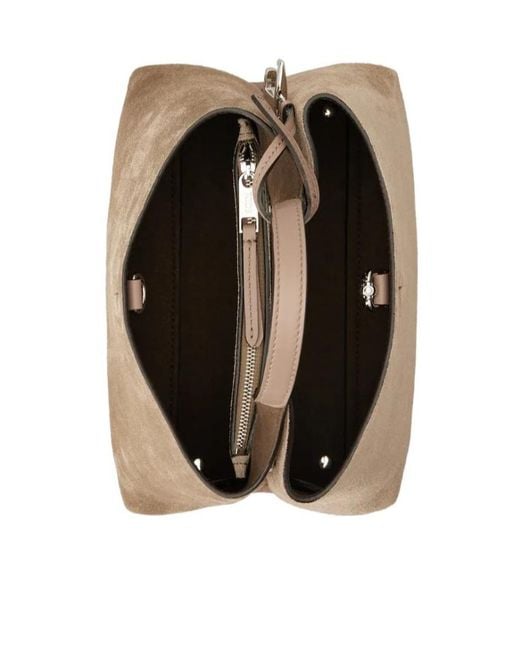 Tod's Natural Logo Embossed Mini Crossbody Bag