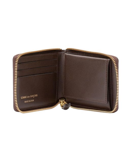 Comme des Garçons Brown Logo Wallet for men