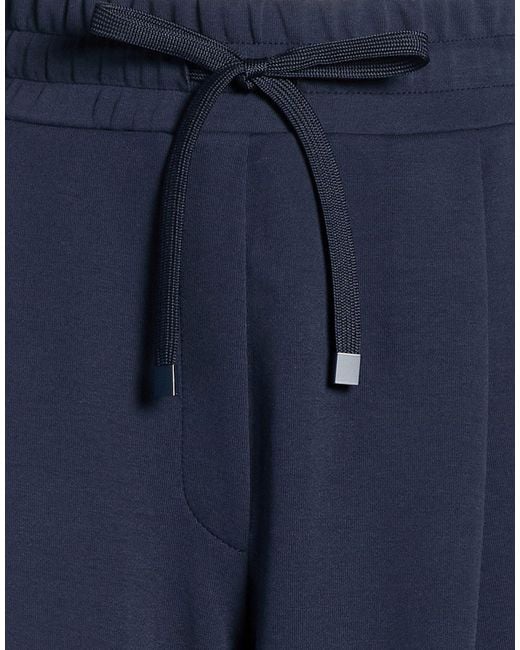 Weekend by Maxmara Blue Solid-Colored Sweatpants