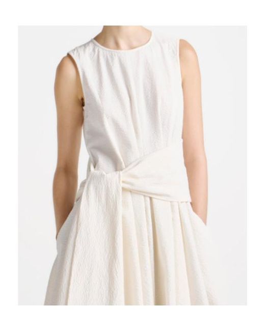 J.W. Anderson White Cloque Dress