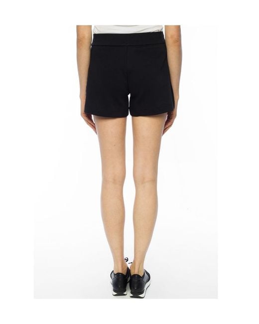 EA7 Black Logo Shorts