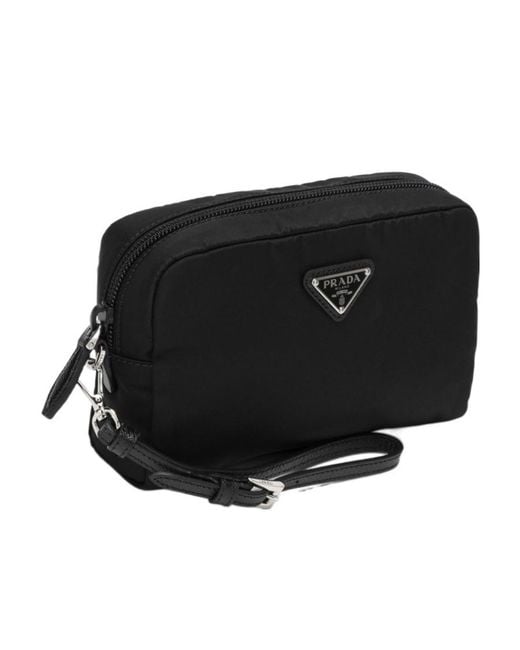 Prada Black Small Re-Nylon Pouch