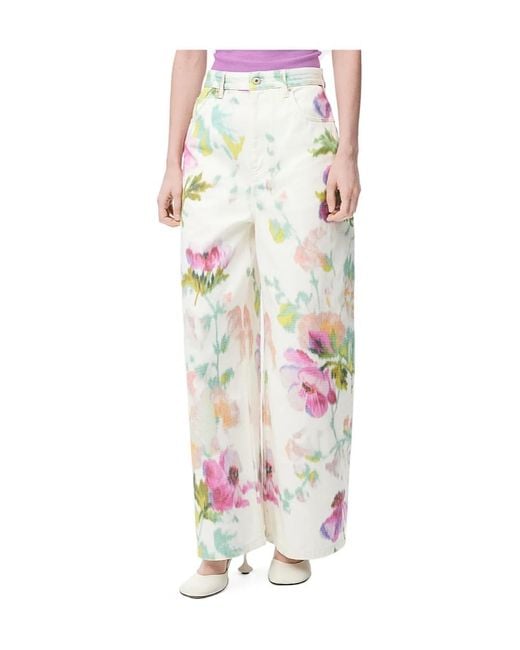 Loewe White Multi-Pocket Jeans