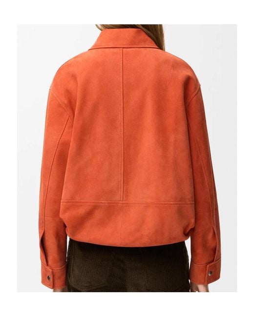 Loewe Orange Drawstring Jacket