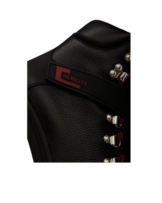 Moncler Black Carol 50Mm Leather Ankle Boots
