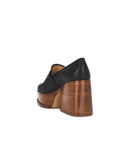 Gabriela Hearst Black Thick-Soled Loafers