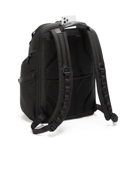 Tumi Black Adjustable Shoulder Strap Backpack for men