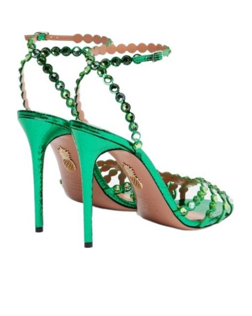 Aquazzura Green Fashionable And Simple High Heels