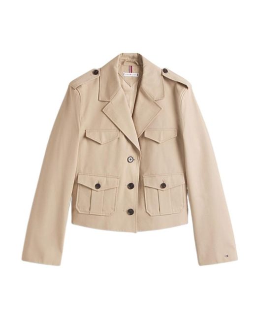 Tommy Hilfiger Natural Long Sleeve Casual Jacket
