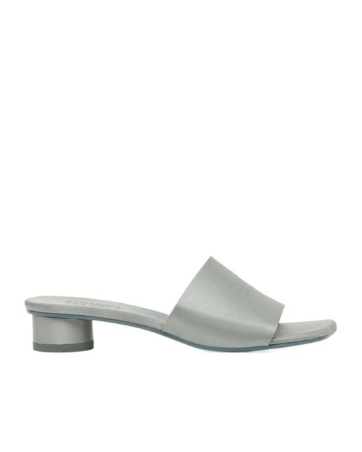 MM6 by Maison Margiela White Anatomic Numeric Mules