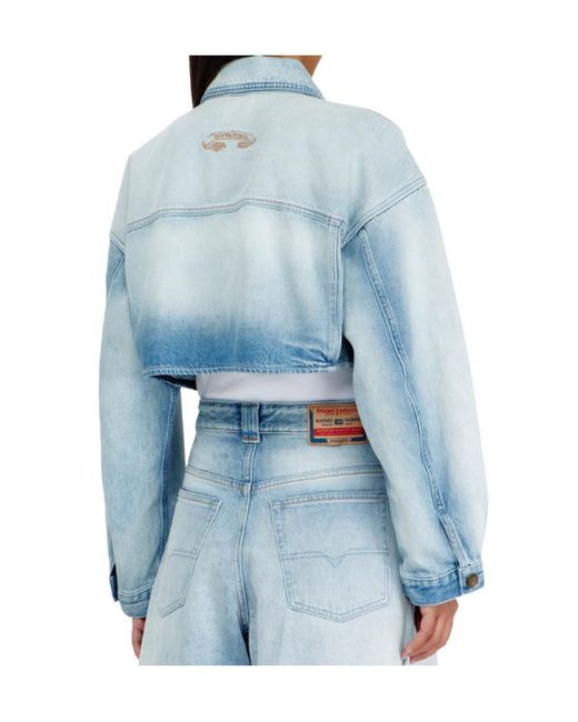 DIESEL Blue De-Malley- Denim Jacket
