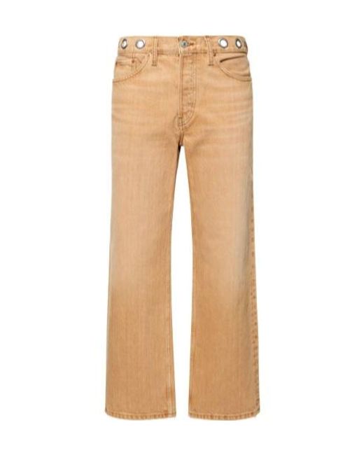 Re/done Natural Straight Jeans Pants