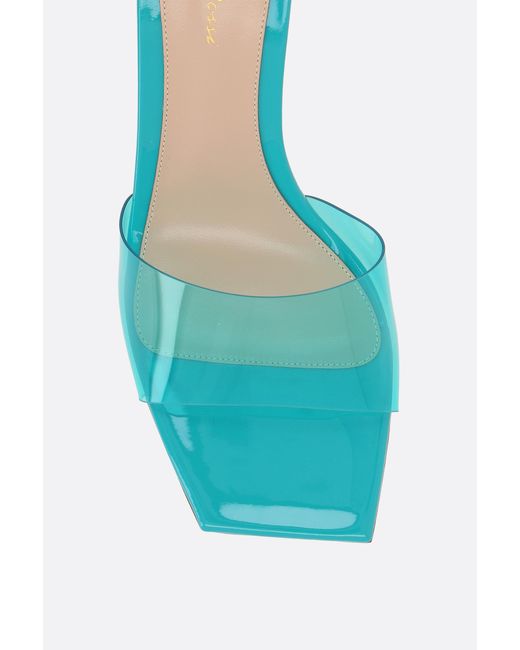 Gianvito Rossi Blue Cosmic Slip-On Mules