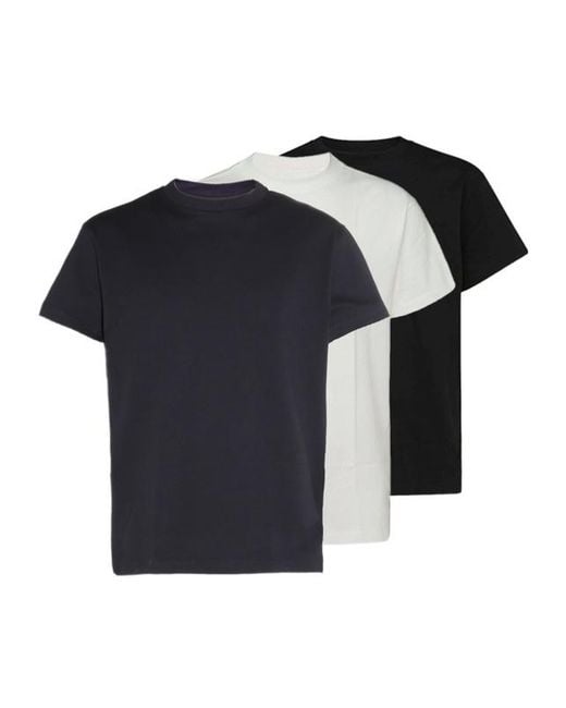 Jil Sander Black Crew Neck T-Shirt for men