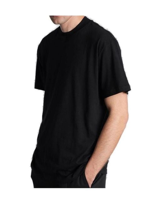 Lardini Black Crew Neck T-Shirt for men