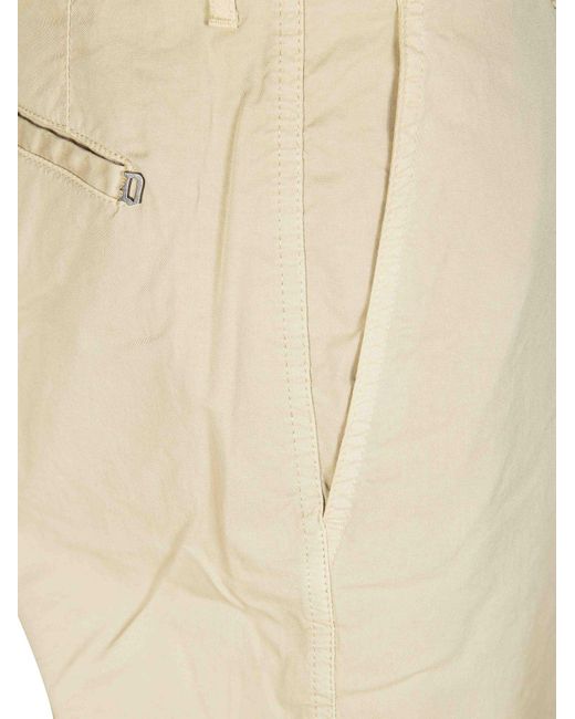 Dondup Natural Straight Leg Gabardine Pants for men