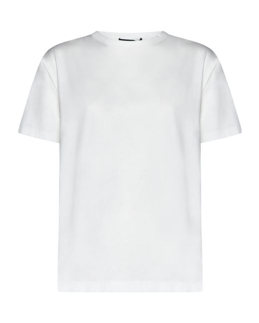 Fabiana Filippi White Short-Sleeved Crewneck T-Shirt