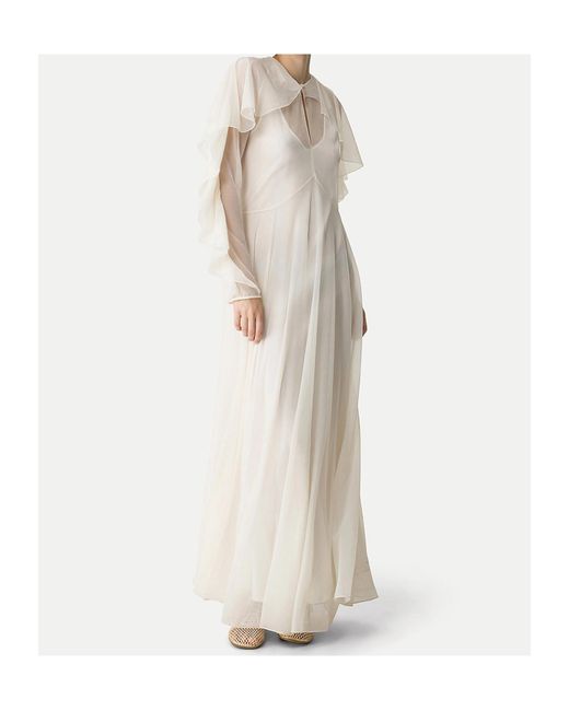 Forte_forte White Ruffled Dress