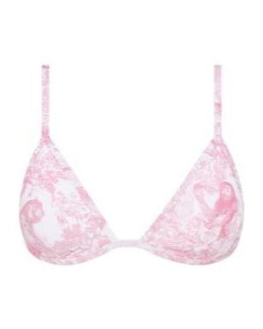 Dior Pink Iviera Bikini Top