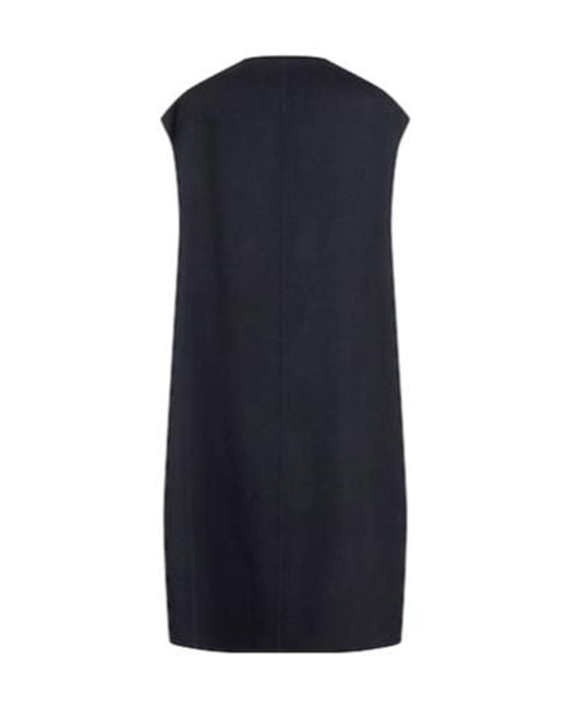 Marni Blue Solidcolor Sleeveless Top