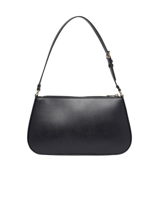 Ferragamo Black Vara Bow Shoulder Bag