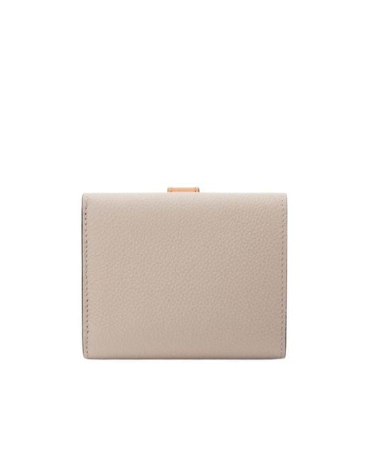 Loewe White Trifold Wallet