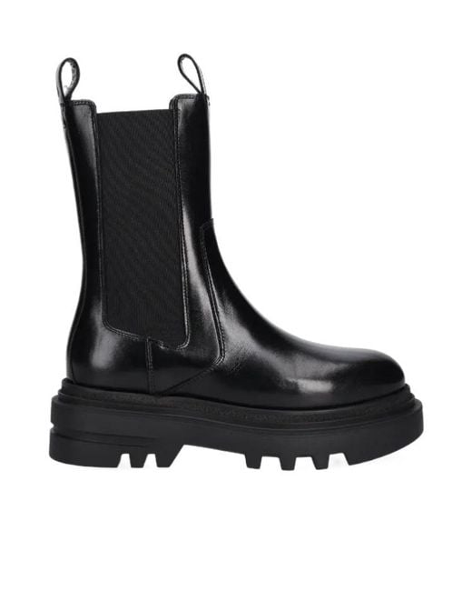 AllSaints Black 55Mm Alex Pull-Tab Boots