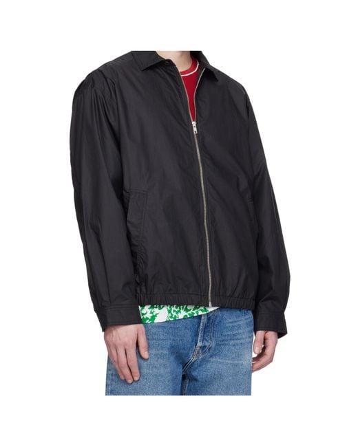 GIMAGUAS Black William Zip-Front Jacket for men