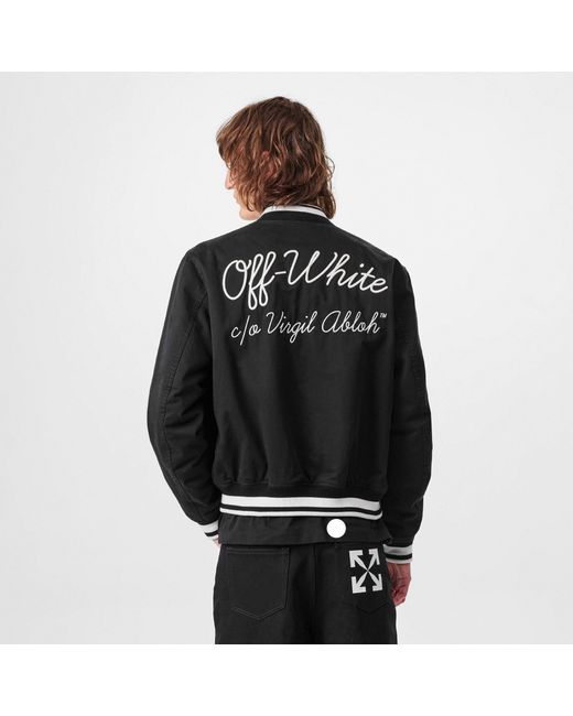 Off-White c/o Virgil Abloh Black Casual Jacket for men